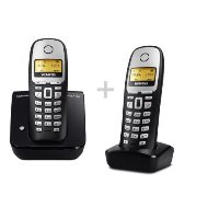 Siemens Gigaset A160 DUO DECT schwarz