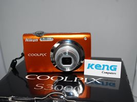 Coolpix S3000 orange Leider ausverkauft